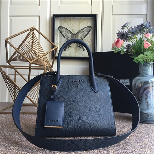 prada monochrome saffiano bag - Image 2