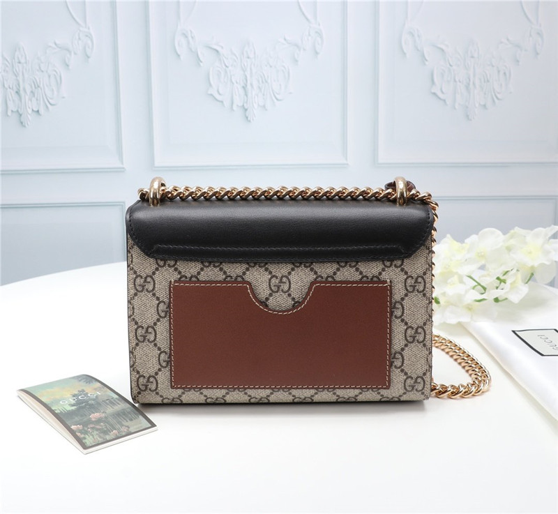 GUCCI Padlock GG Small Shoulder Bag Black - Image 2