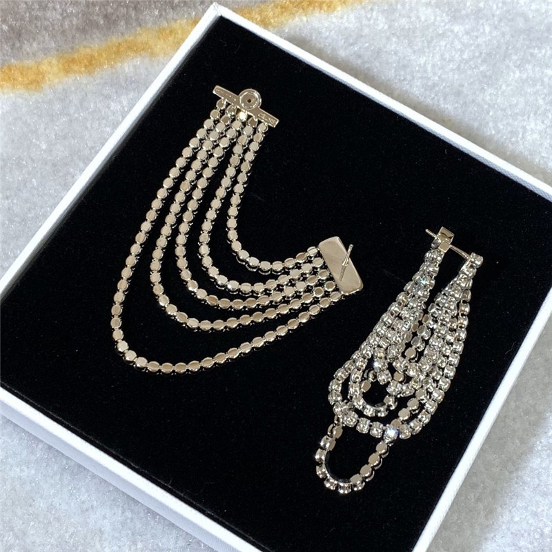 Celine tassel crystal earrings - Image 2