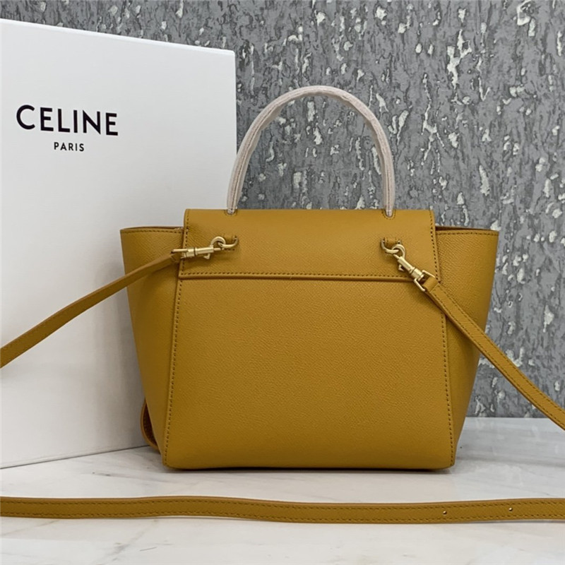 celine belt nano bag yellow - Image 2