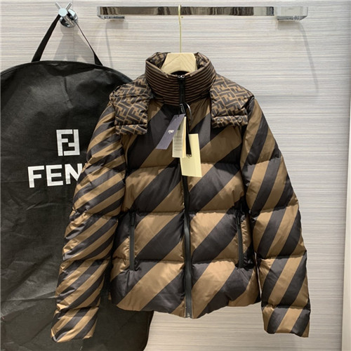 fendi short break down jacket