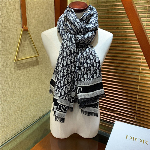 christian dior silk and wool scarf - Image 3