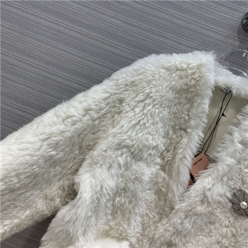 miu miu faux fur coat - Image 7