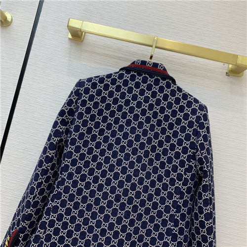 gucci double-breasted GG tweed coat - Image 4