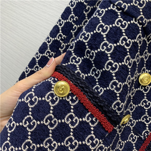 gucci double-breasted GG tweed coat - Image 8