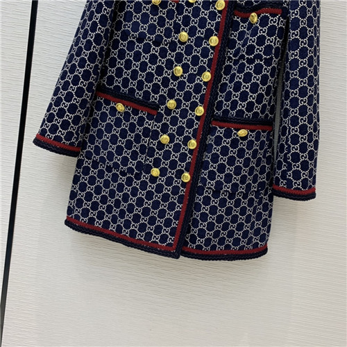 gucci double-breasted GG tweed coat - Image 9