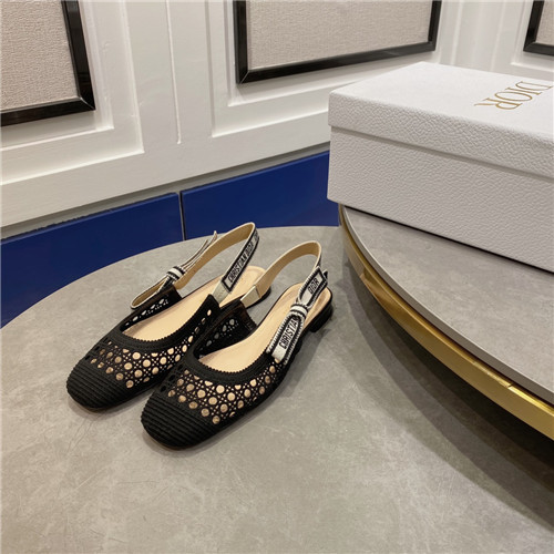 dior flat sandals