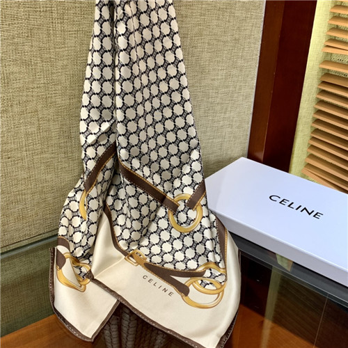 celine silk scarf womens - Image 3