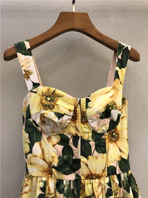 dior flower suspender dress - Image 4