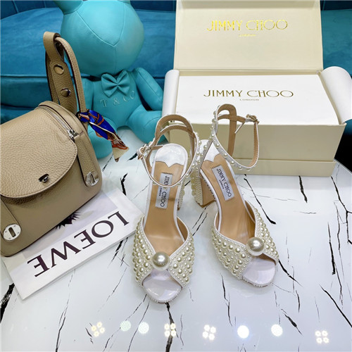 jimmy choo pearl block heels - Image 6