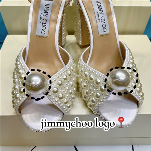 jimmy choo pearl block heels - Image 9