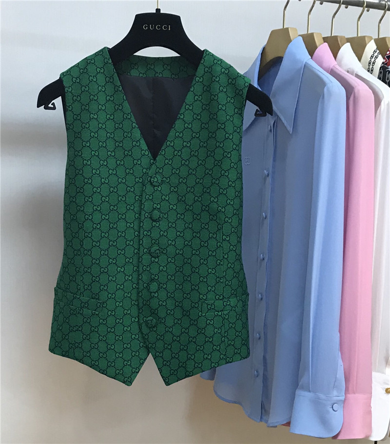 gucci green gg vest - Image 3