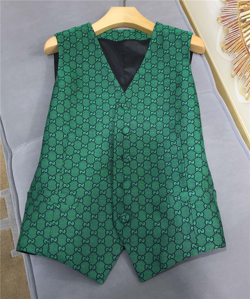 gucci green gg vest - Image 8