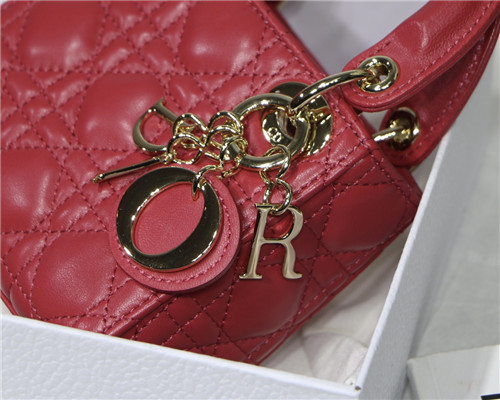 dior mini lady bag red - Image 3