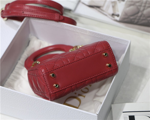 dior mini lady bag red - Image 6