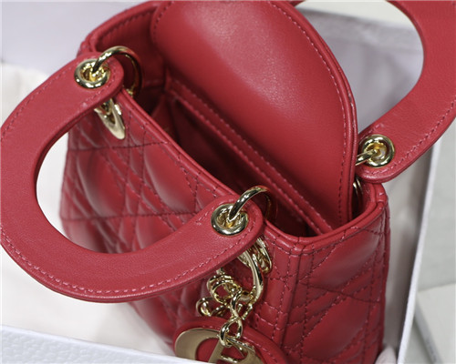 dior mini lady bag red - Image 8