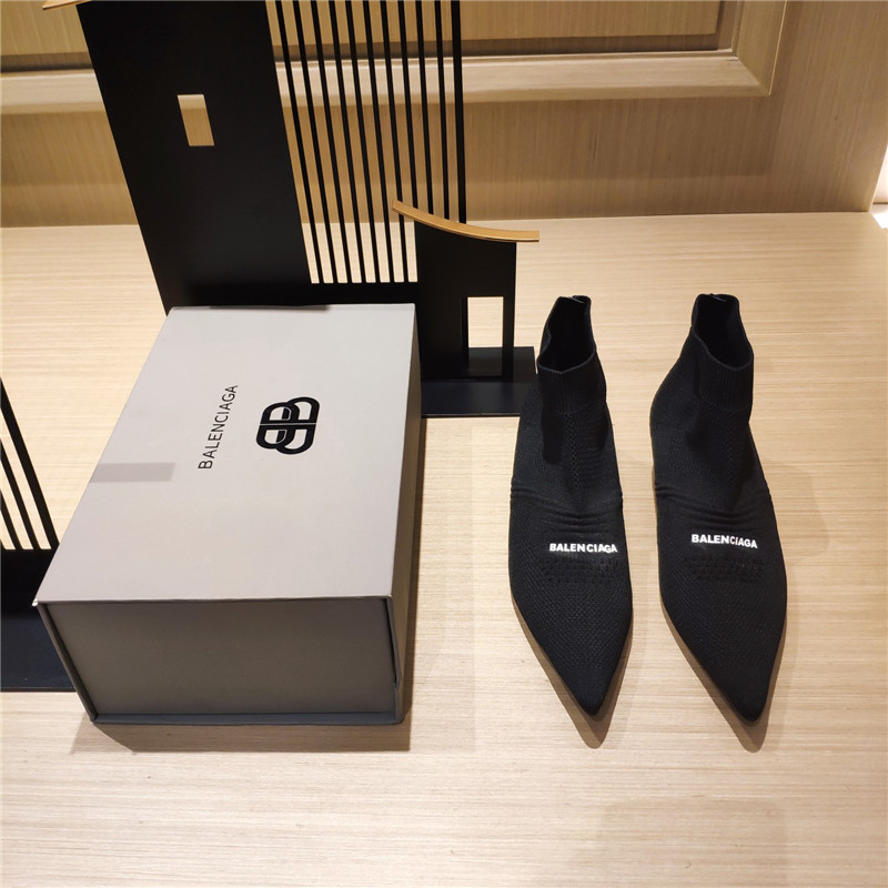 balenciaga high heel socks booties - Image 3