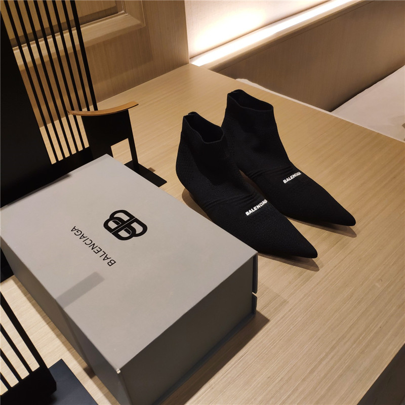 balenciaga high heel socks booties - Image 4
