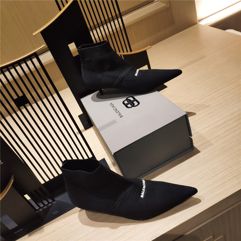 balenciaga high heel socks booties - Image 5