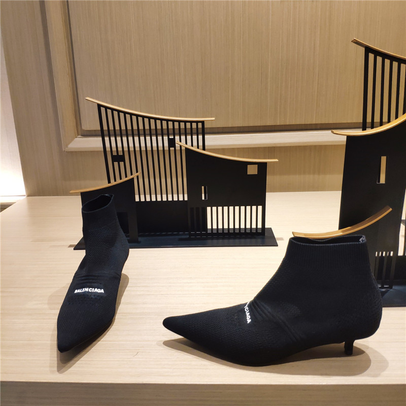 balenciaga high heel socks booties - Image 7