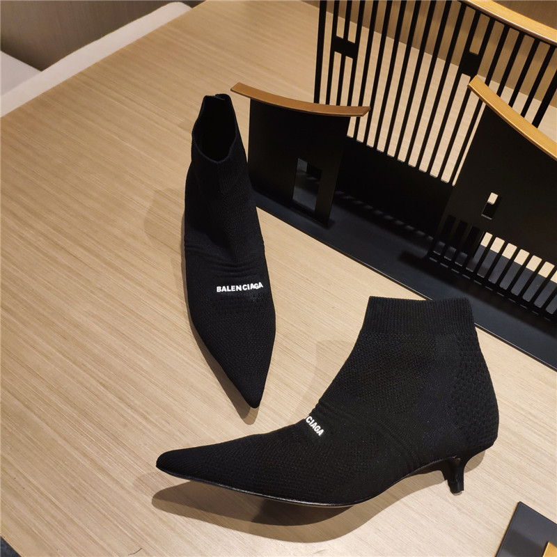balenciaga high heel socks booties - Image 8