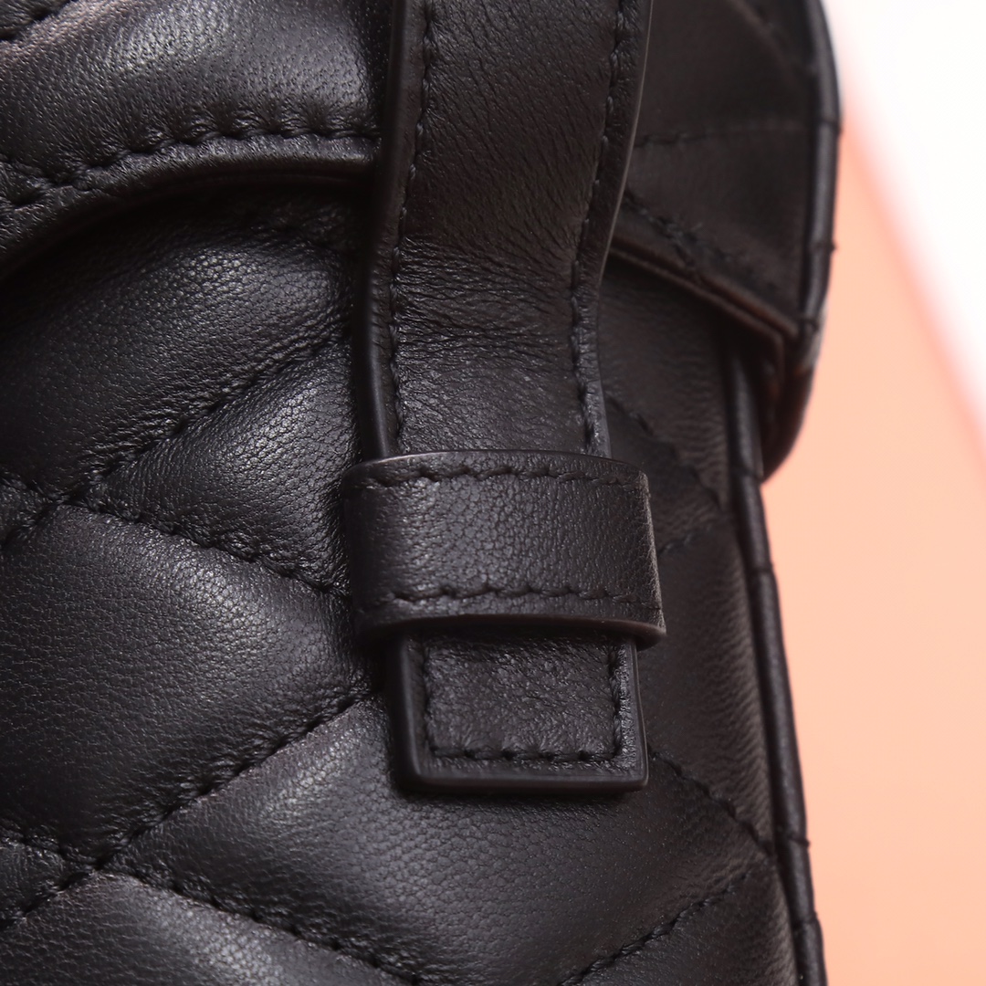 YSL Yves Saint Laurent NEW JUNE Luggage Bag in Quilted Lambskin - Image 15