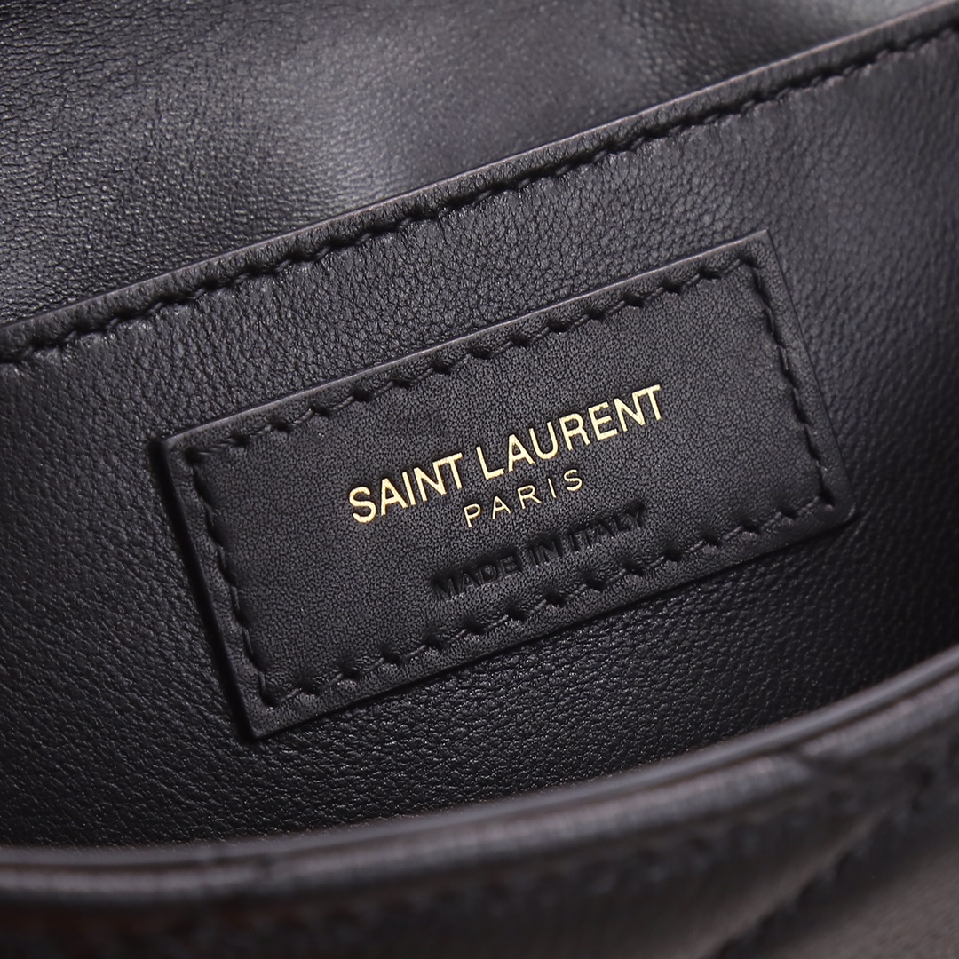 YSL Yves Saint Laurent NEW JUNE Luggage Bag in Quilted Lambskin - Image 18