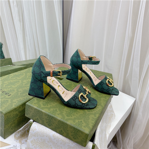 gucci horsebit block heel sandals