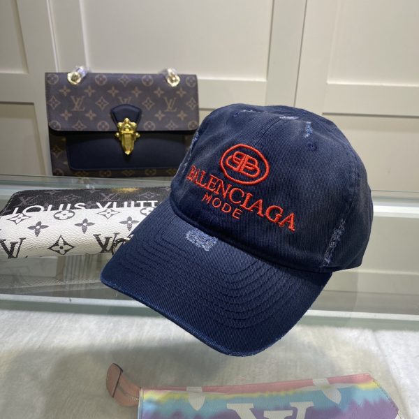 Balenciaga BB Mode Baseball Cap Black