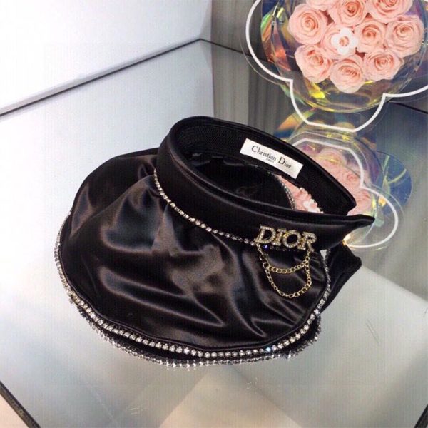 Dior Metal Logo Shell Hat