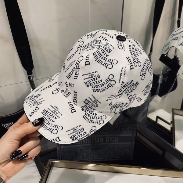 Dior Multi Logo Print Baseball Hat