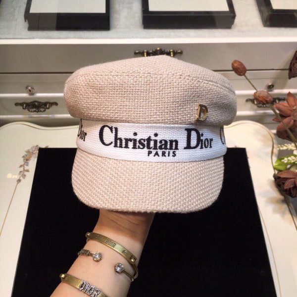 Dior Logo Printed Military Cap