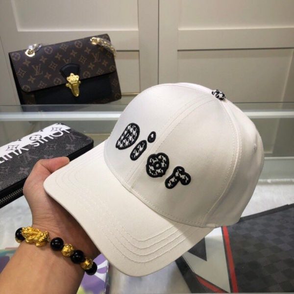 Dior Logo Print Baseball Cap