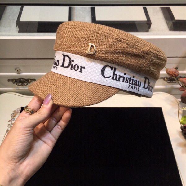 Dior Logo Printed Military Cap
