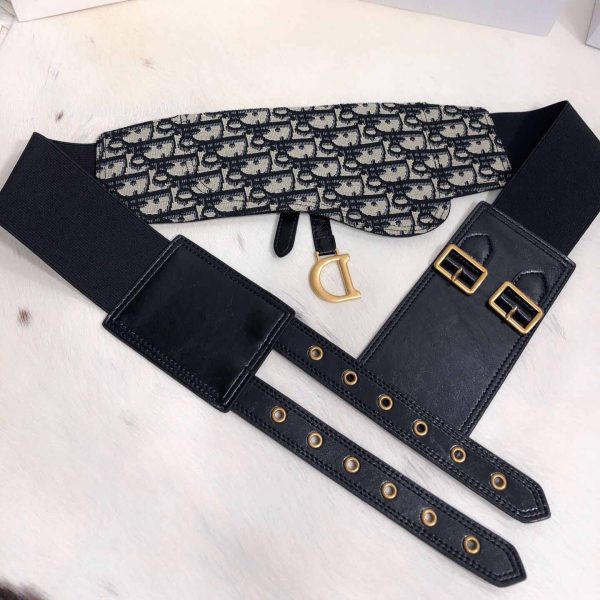 Dior Oblique Saddle Belt