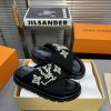 Louis Vuitton new Velcro platform bread slippers A