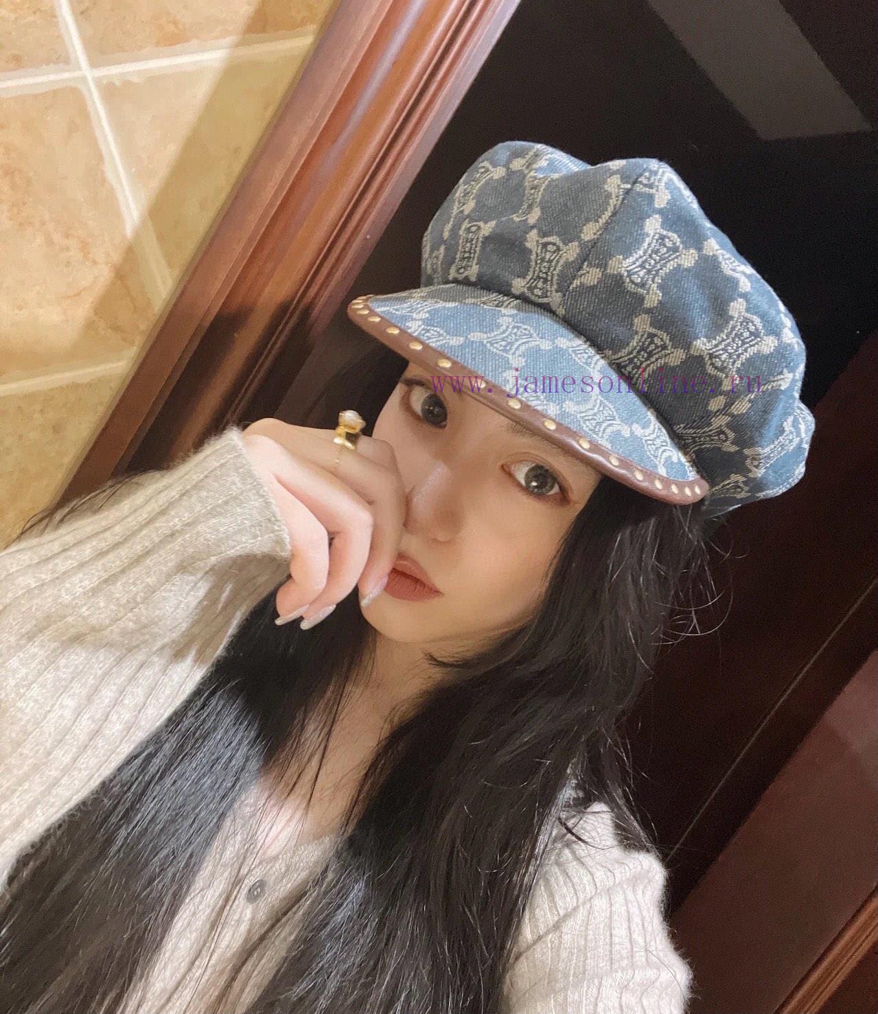 Celine's new duck tongue military hat, artist's octagonal hat, official board making, crafterke44vyo