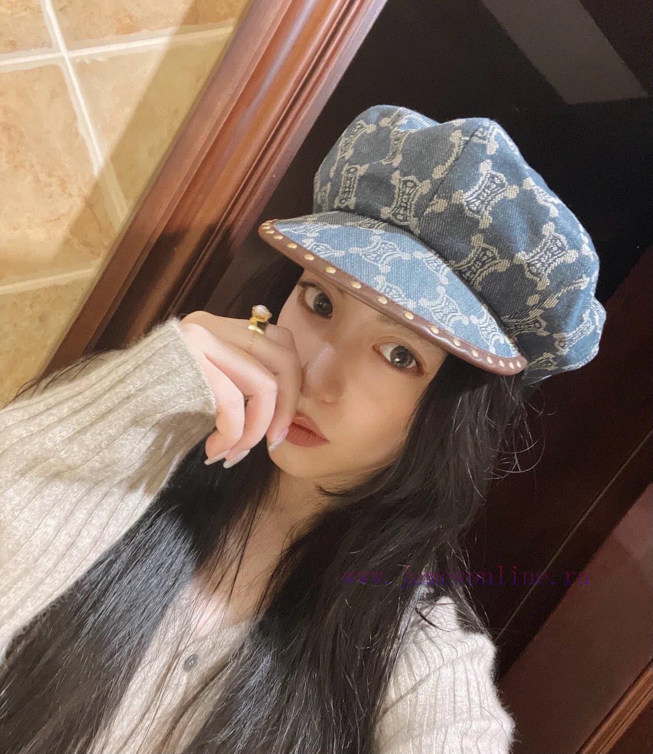 Celine's new duck tongue military hat, artist's octagonal hat, official board making, crafterke44vyo - Image 2