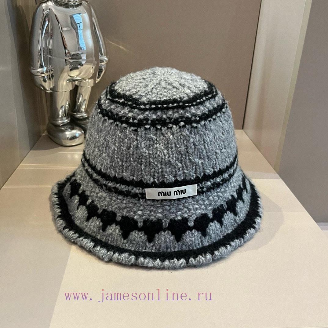 Miumiu's new knitted fisherman hat, simple and versatile item with a head circumference of 596nijykq - Image 3