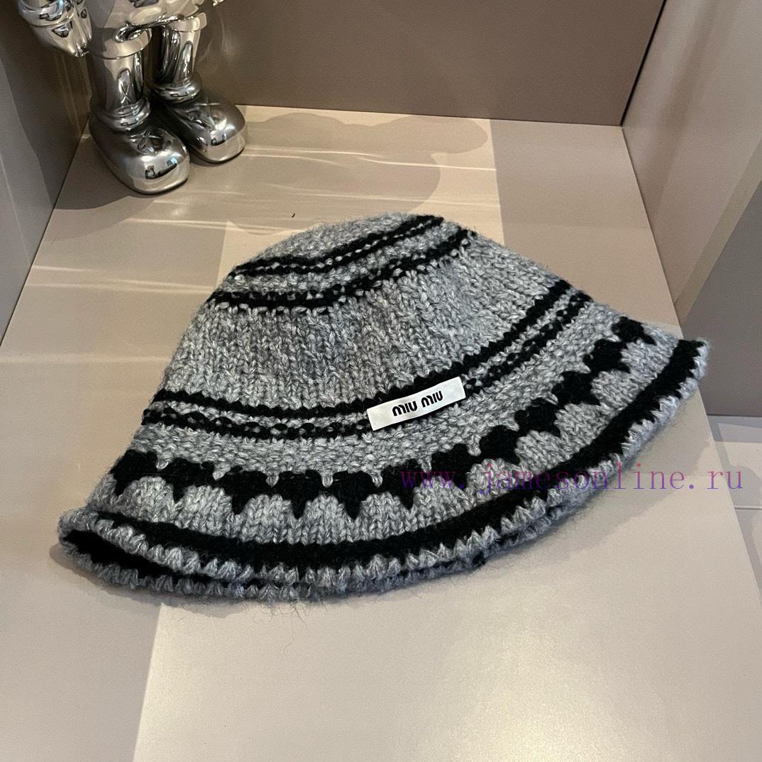 Miumiu's new knitted fisherman hat, simple and versatile item with a head circumference of 596nijykq - Image 5
