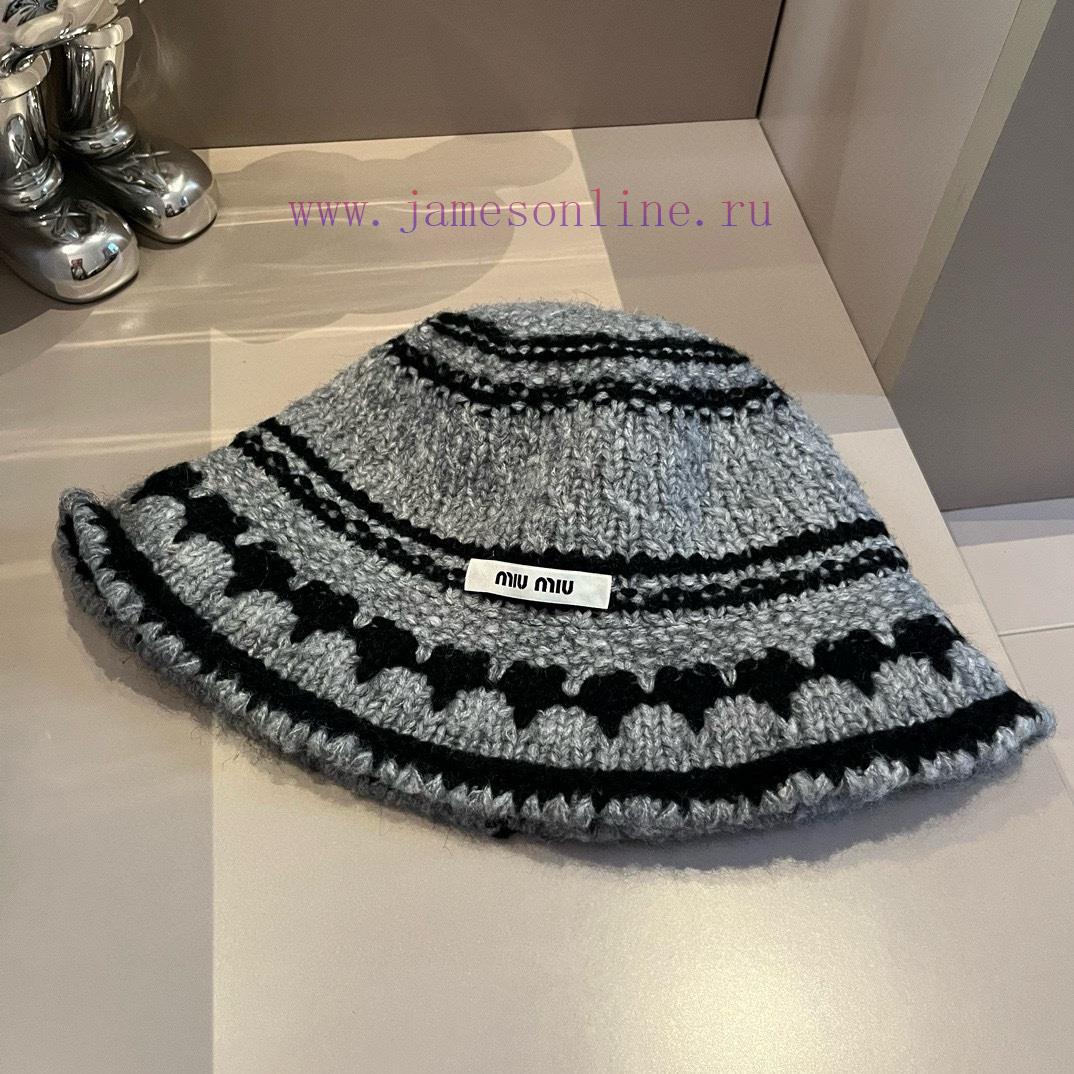 Miumiu's new knitted fisherman hat, simple and versatile item with a head circumference of 596nijykq - Image 6