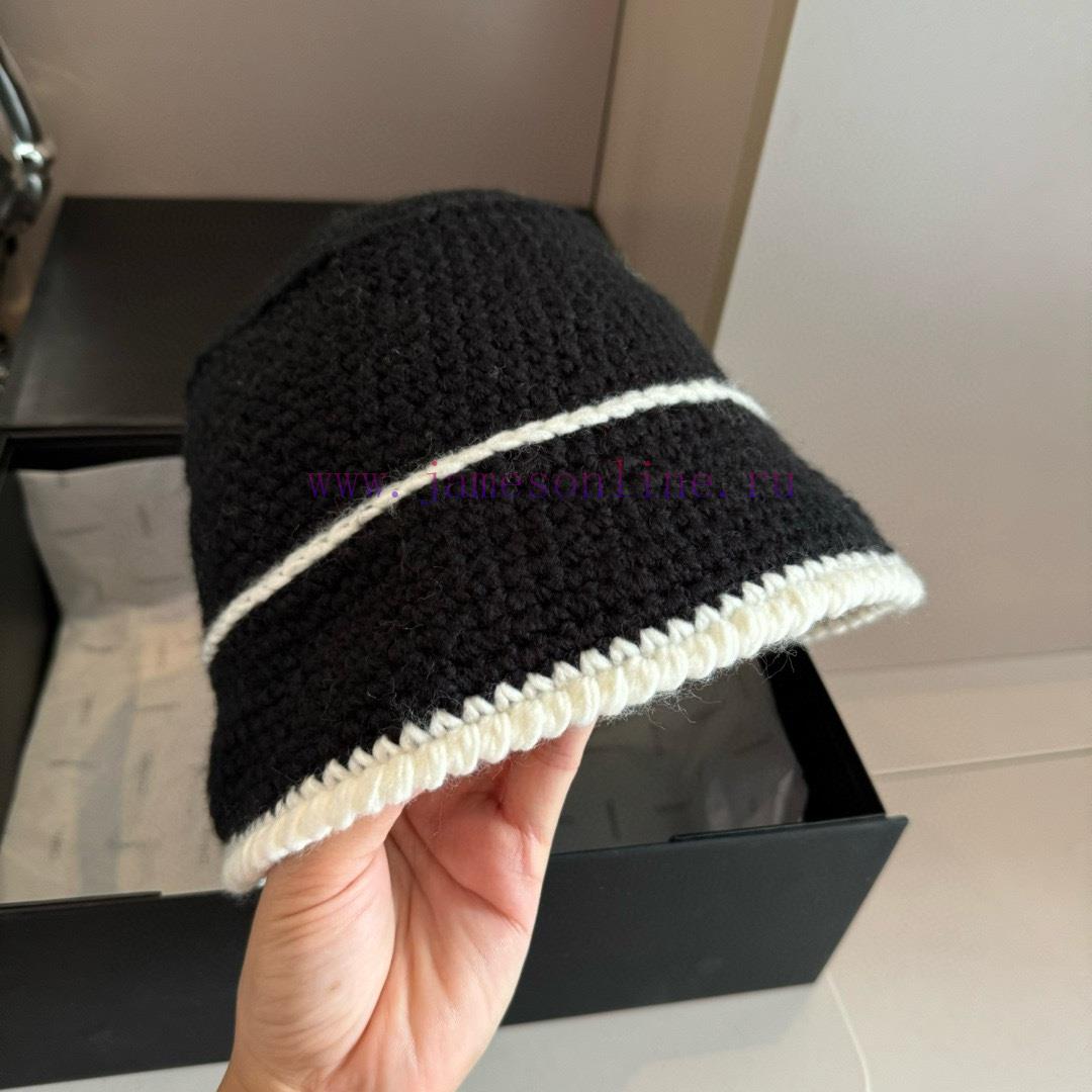 Chanel Knitted Fisherman's Hat, Hand Hook Knitted Hatxhqxah63 - Image 10