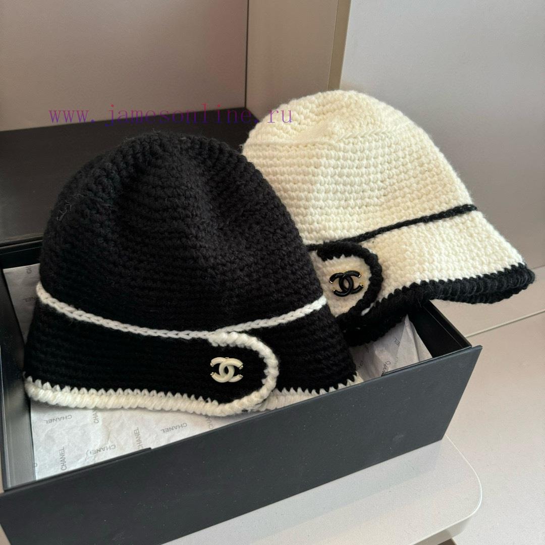 Chanel Knitted Fisherman's Hat, Hand Hook Knitted Hatxhqxah63 - Image 11