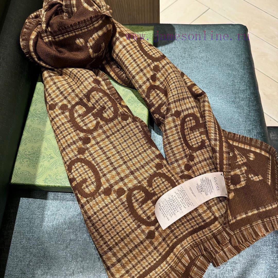 Cashmere has arrived ?G Home Style Alphabet (Quality)Fabric wool, size 47 * 180Wool and silkqw5g4miw - Image 7