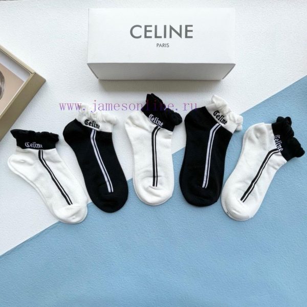 Comes with a box of five pairs of Celine's popular boat socks - a must-have quality sock forjpjgy9h4
