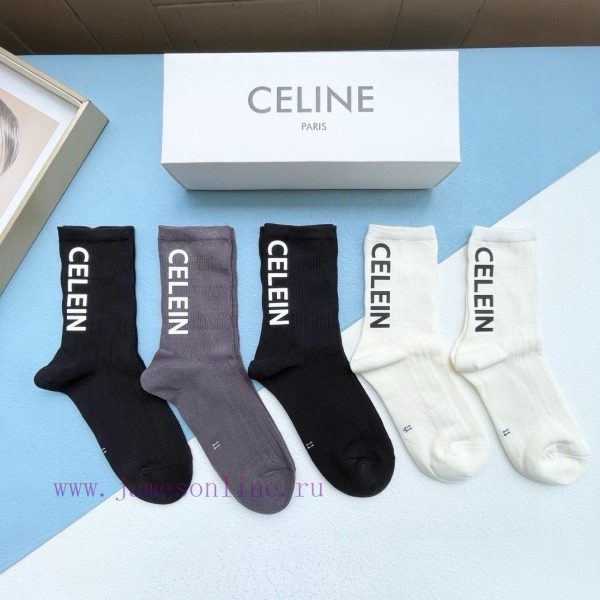 Comes with a box of five pairs of CELINE, high-quality super popular internet celebrity socknz8xpqc4