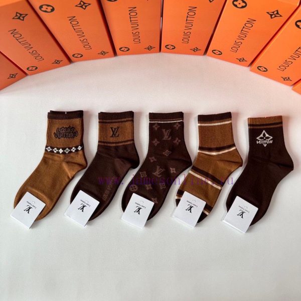 PackagingLV Louis Vuitton's new mid to long tube stack socks, one box of five pairs, synchro6zq6y66h