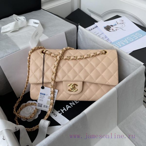 Chanel Bag   ↘️ The high-end French custom-made Chanel Classic Flap Bag A01112 caviar embodi i2pg8c7e