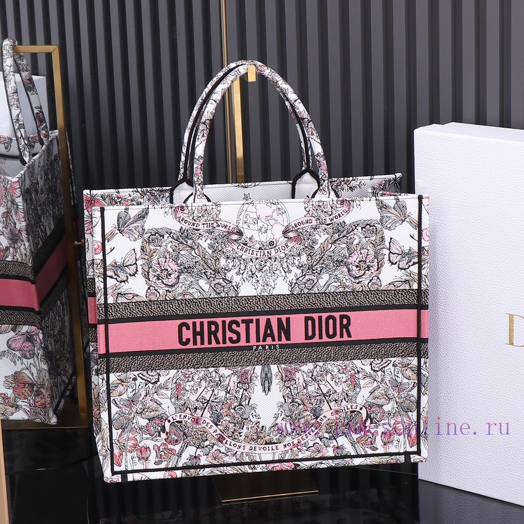 Large size spot goodsTote's latest butterfly series ?, The Dior shopping bag is elegant and 8165mhaq