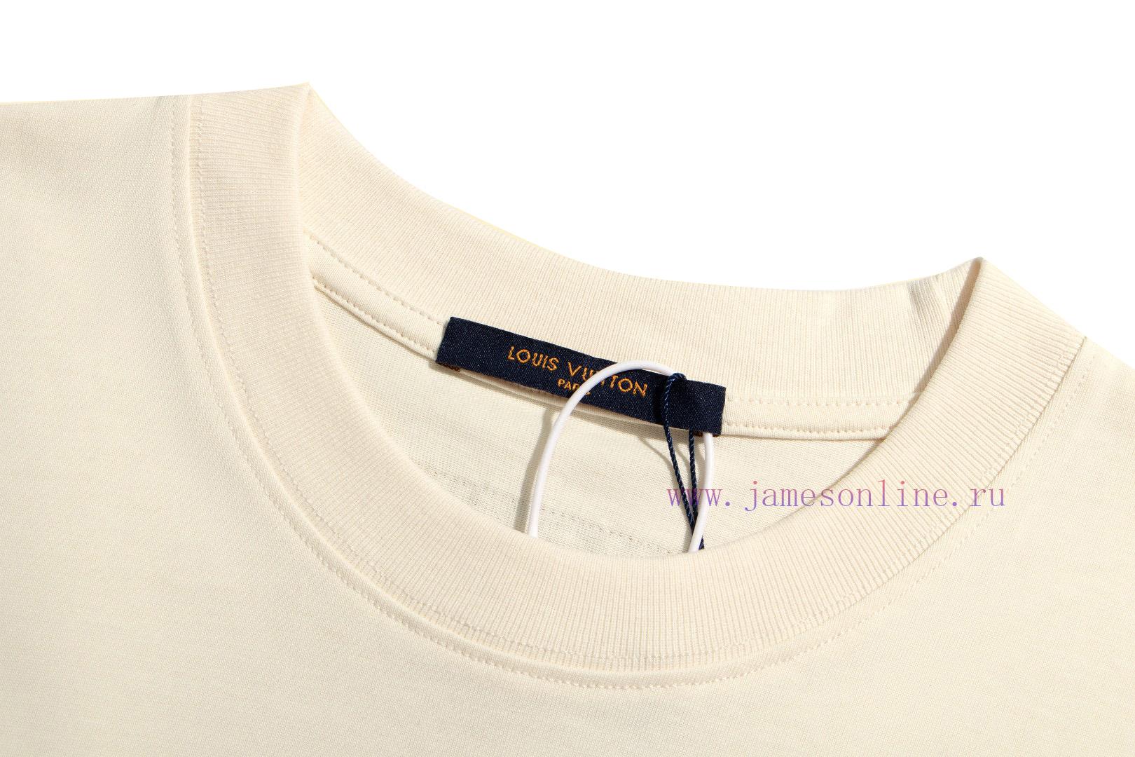 Original packaging with pictures of LV~Louis Vuitton 2024 new high-quality round neck short aubbsas2 - Image 3